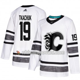 Calgary Flames Dresy Matthew Tkachuk 19 Bílá 2019 NHL All-Star Adidas Authentic - Pánské